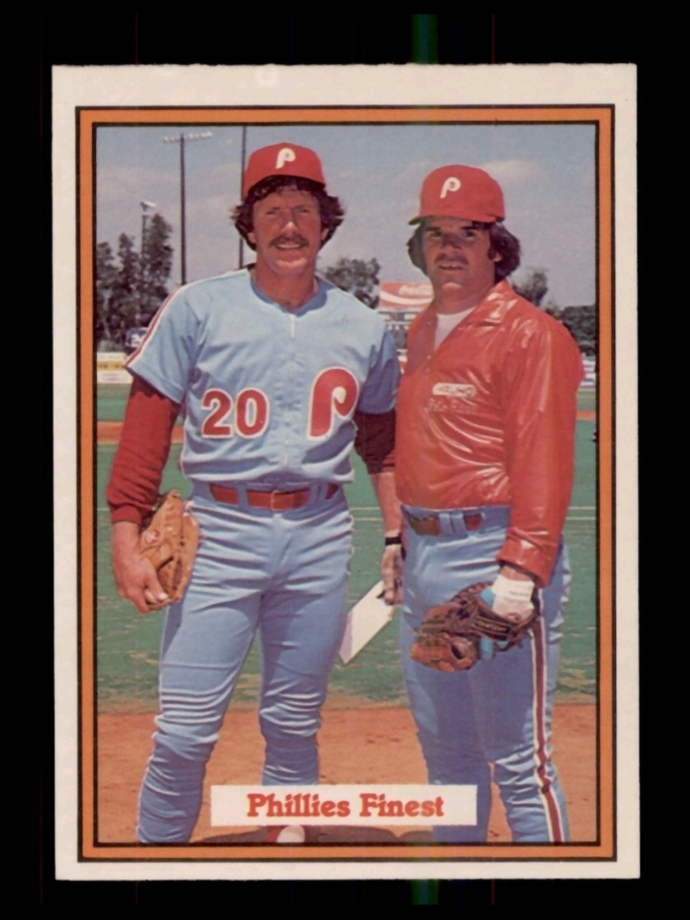 1982 Donruss MLB Phillie Finest 585 Mike Schmidt Pete Rose Philadelphia Phillies